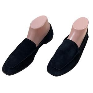 Andrea Carrano Mare Black Suede Moccasin Women's Size 40 (US 9) EUC